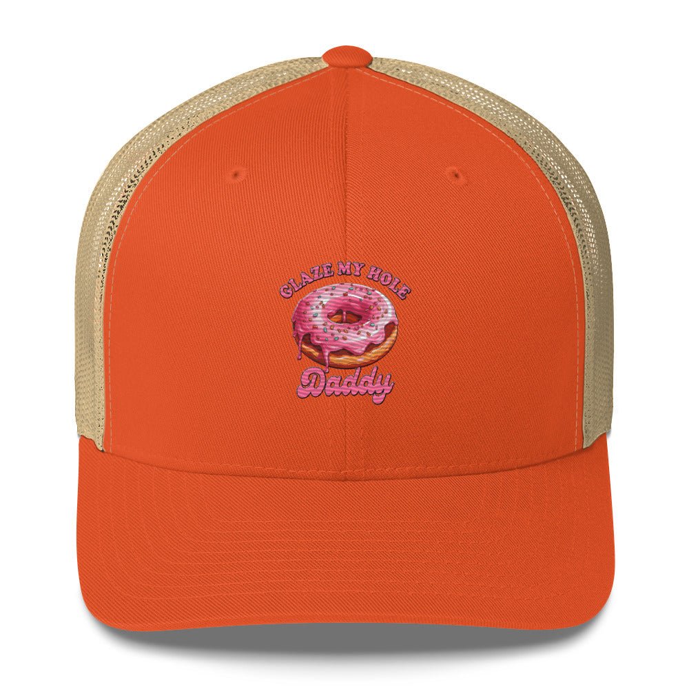 Funny X Glaze My Hole Embroidered Trucker Cap - Max & Co Tees