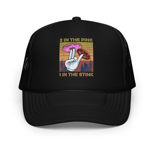 Funny X Pink and the Stink Trucker Cap - Max & Co Tees
