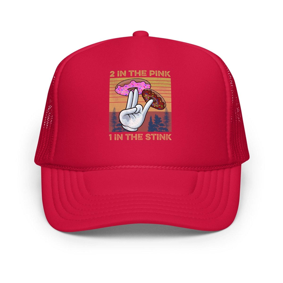 Funny X Pink and the Stink Trucker Cap - Max & Co Tees