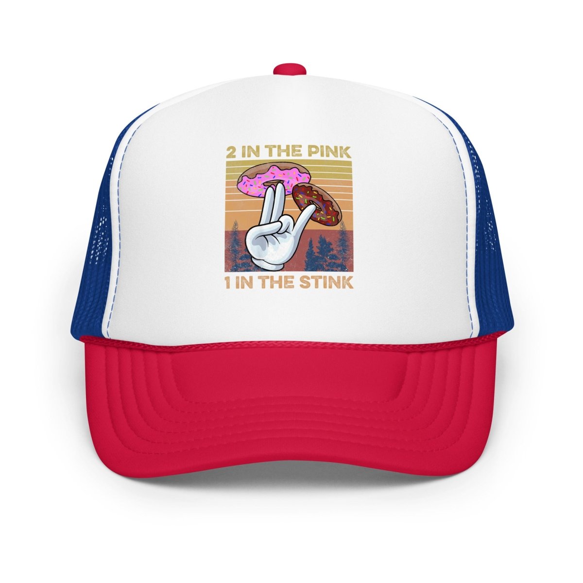 Funny X Pink and the Stink Trucker Cap - Max & Co Tees