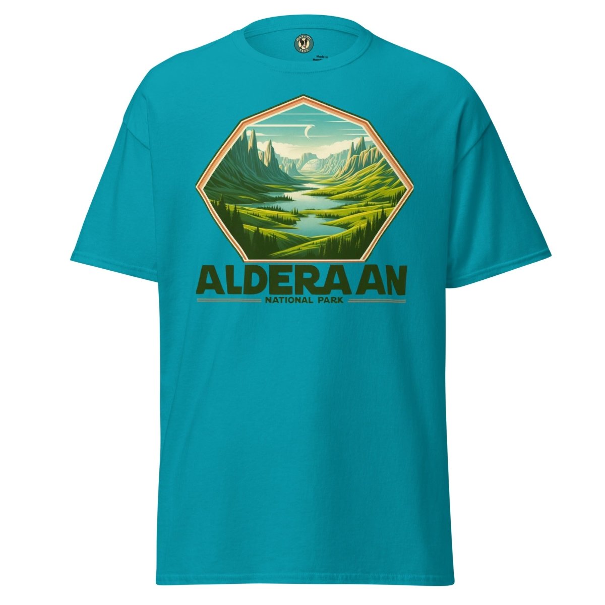 Galactic National Park Green Stream Tee - Max & Co Tees