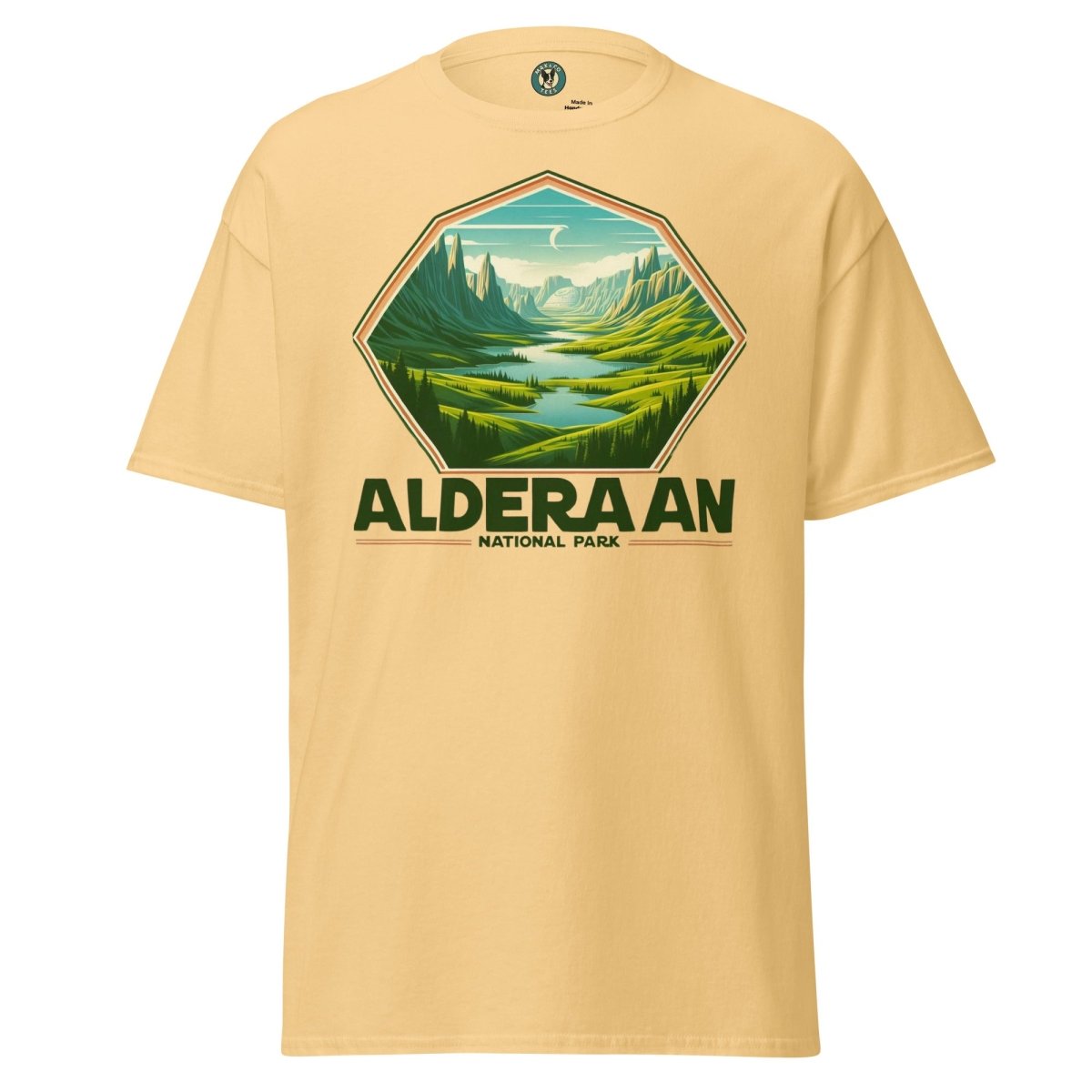 Galactic National Park Green Stream Tee - Max & Co Tees
