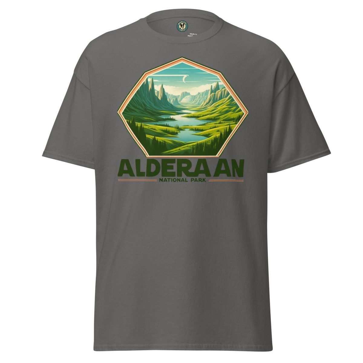 Galactic National Park Green Stream Tee - Max & Co Tees