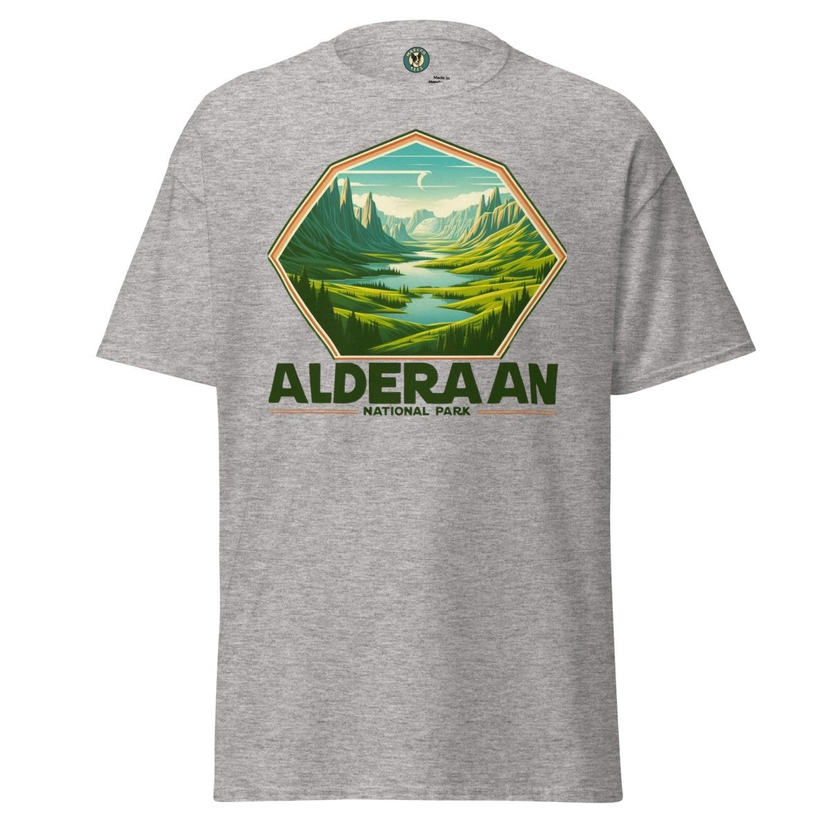 Galactic National Park Green Stream Tee - Max & Co Tees
