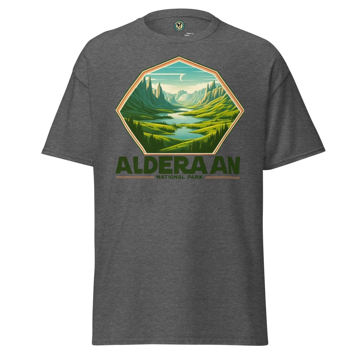 Galactic National Park Green Stream Tee - Max & Co Tees