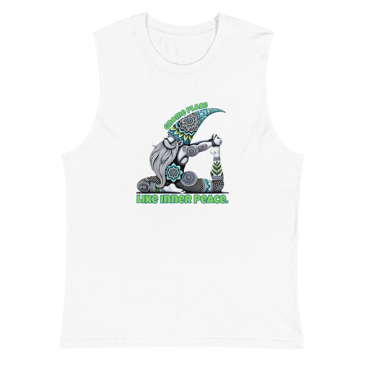 Gnome Inner Peace Muscle Shirt - Max & Co Tees