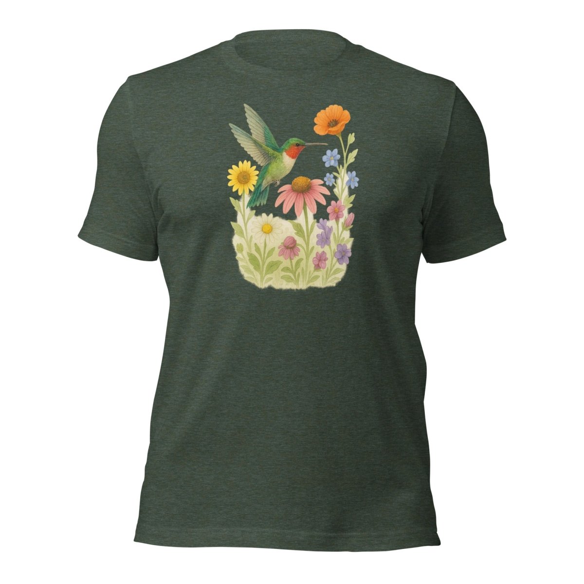 Hummingbird Flowers Tee - Max & Co Tees