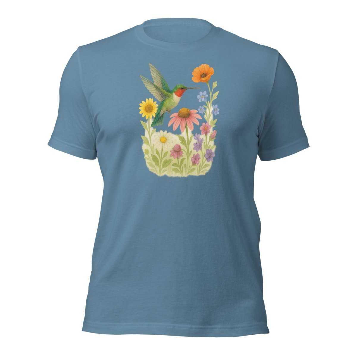Hummingbird Flowers Tee - Max & Co Tees