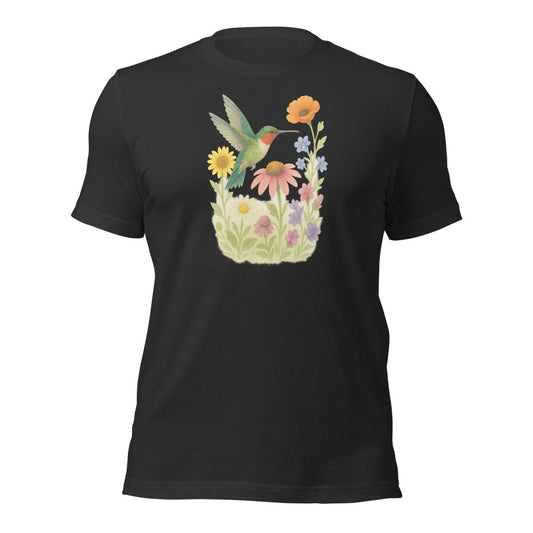 Hummingbird Flowers Tee - Max & Co Tees
