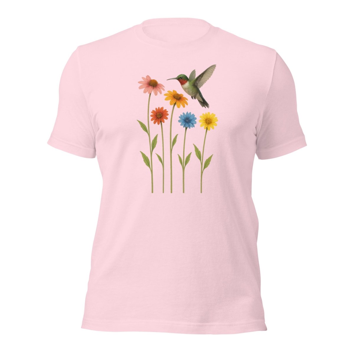 Hummingbird Stem Flowers Tee - Max & Co Tees