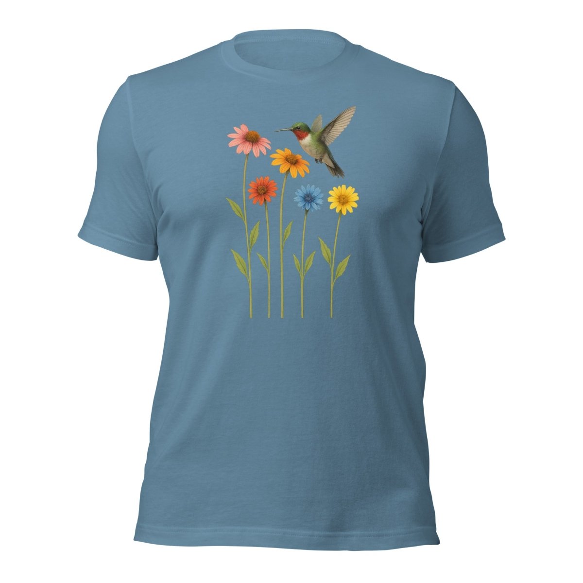 Hummingbird Stem Flowers Tee - Max & Co Tees