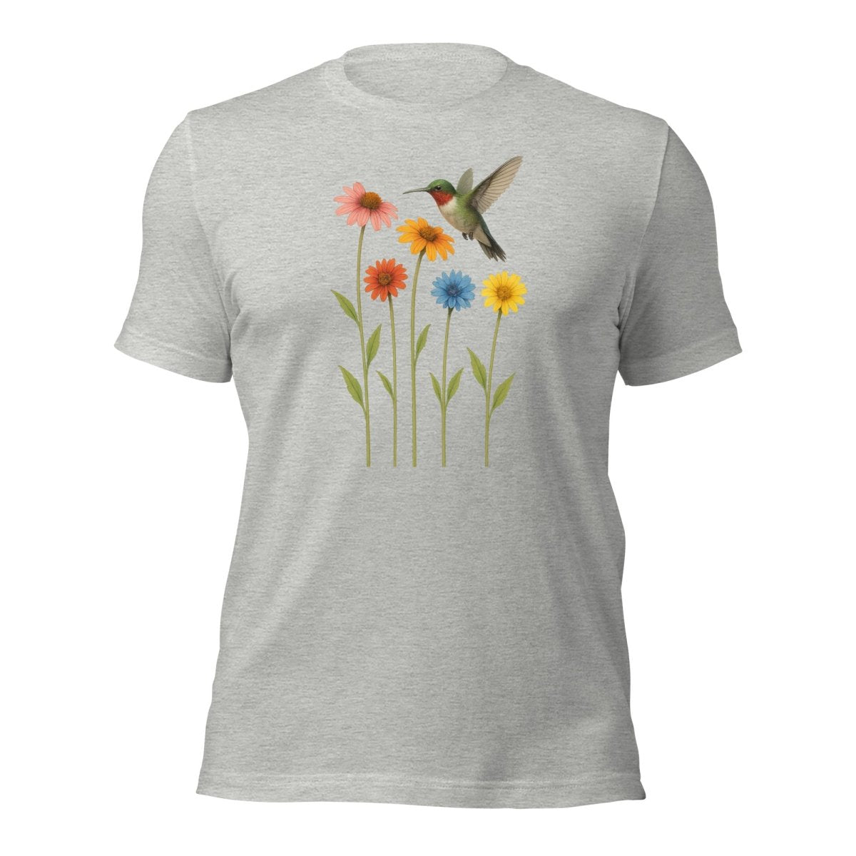 Hummingbird Stem Flowers Tee - Max & Co Tees