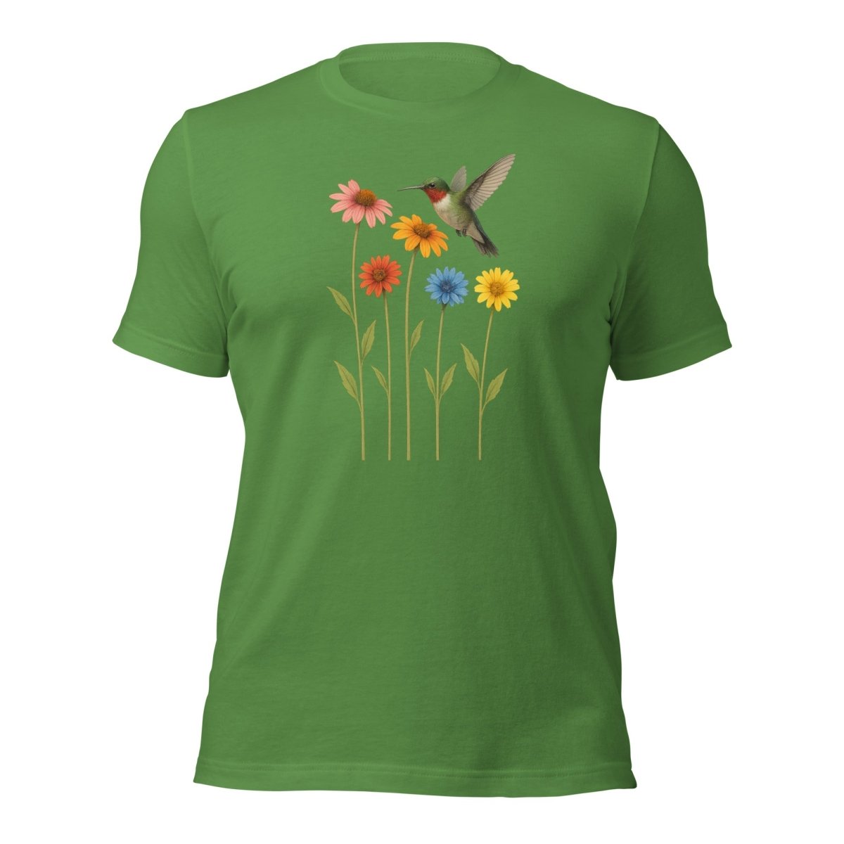 Hummingbird Stem Flowers Tee - Max & Co Tees
