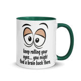 Humor Eye Roll Inner Color Mug - Max & Co Tees