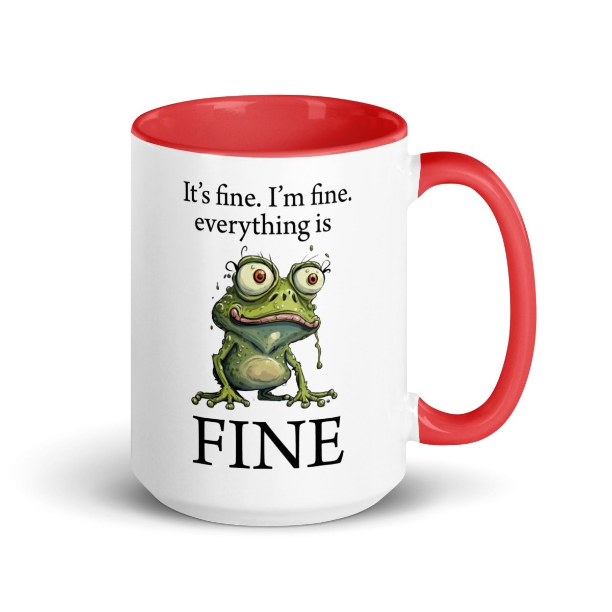 Humor I'm Fine Inner Color Mug - Max & Co Tees