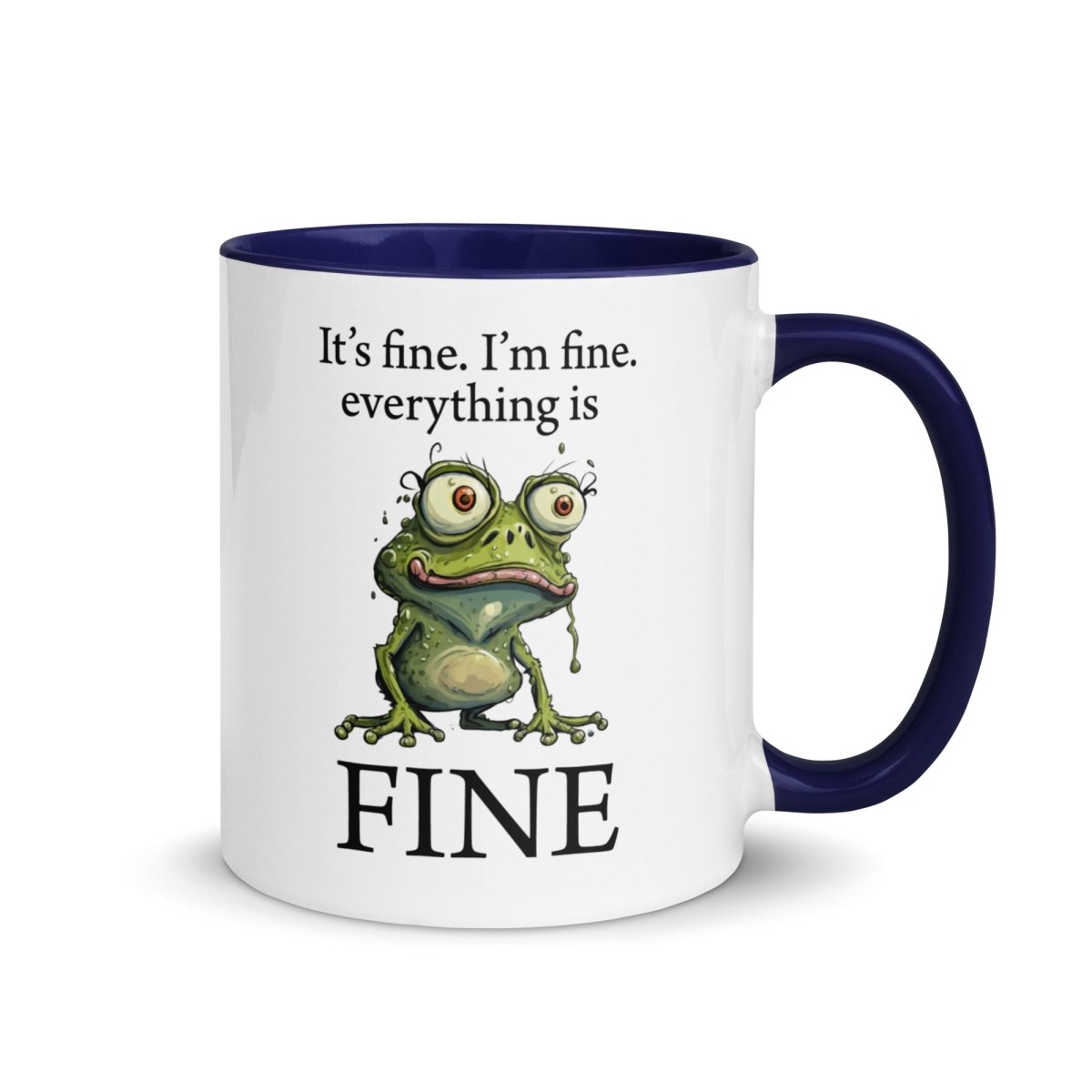 Humor I'm Fine Inner Color Mug - Max & Co Tees