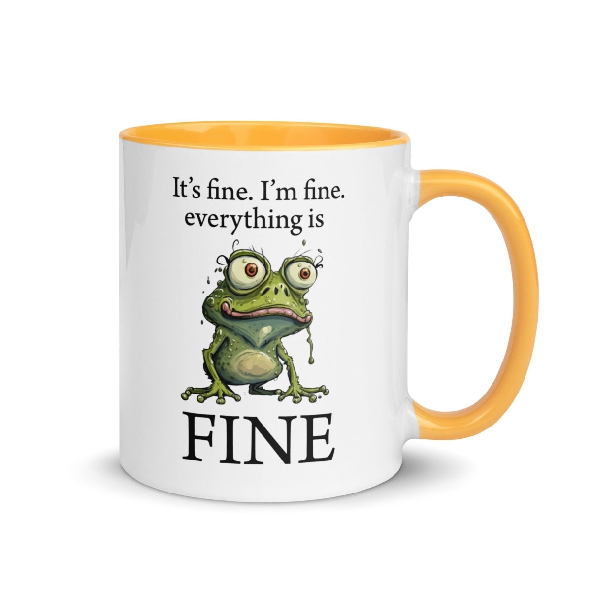 Humor I'm Fine Inner Color Mug - Max & Co Tees