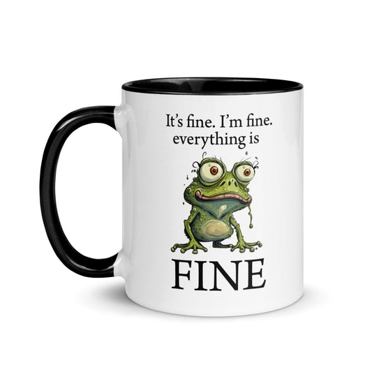 Humor I'm Fine Inner Color Mug - Max & Co Tees