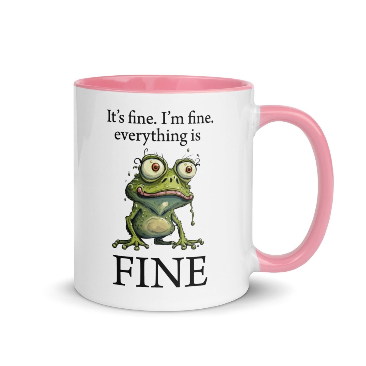 Humor I'm Fine Inner Color Mug - Max & Co Tees