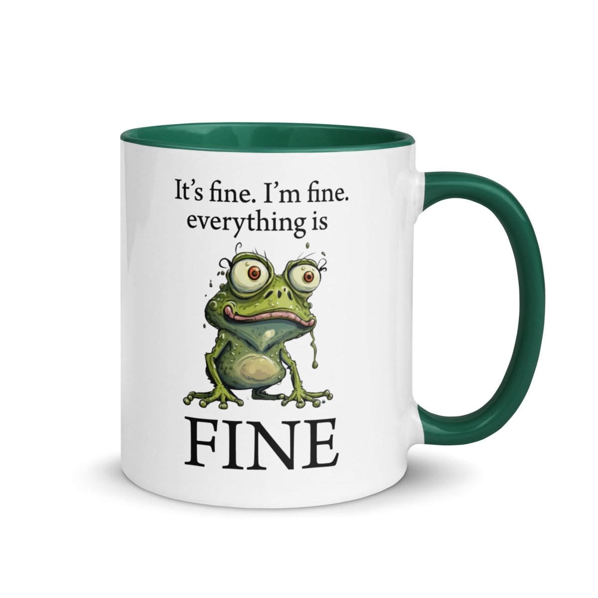 Humor I'm Fine Inner Color Mug - Max & Co Tees