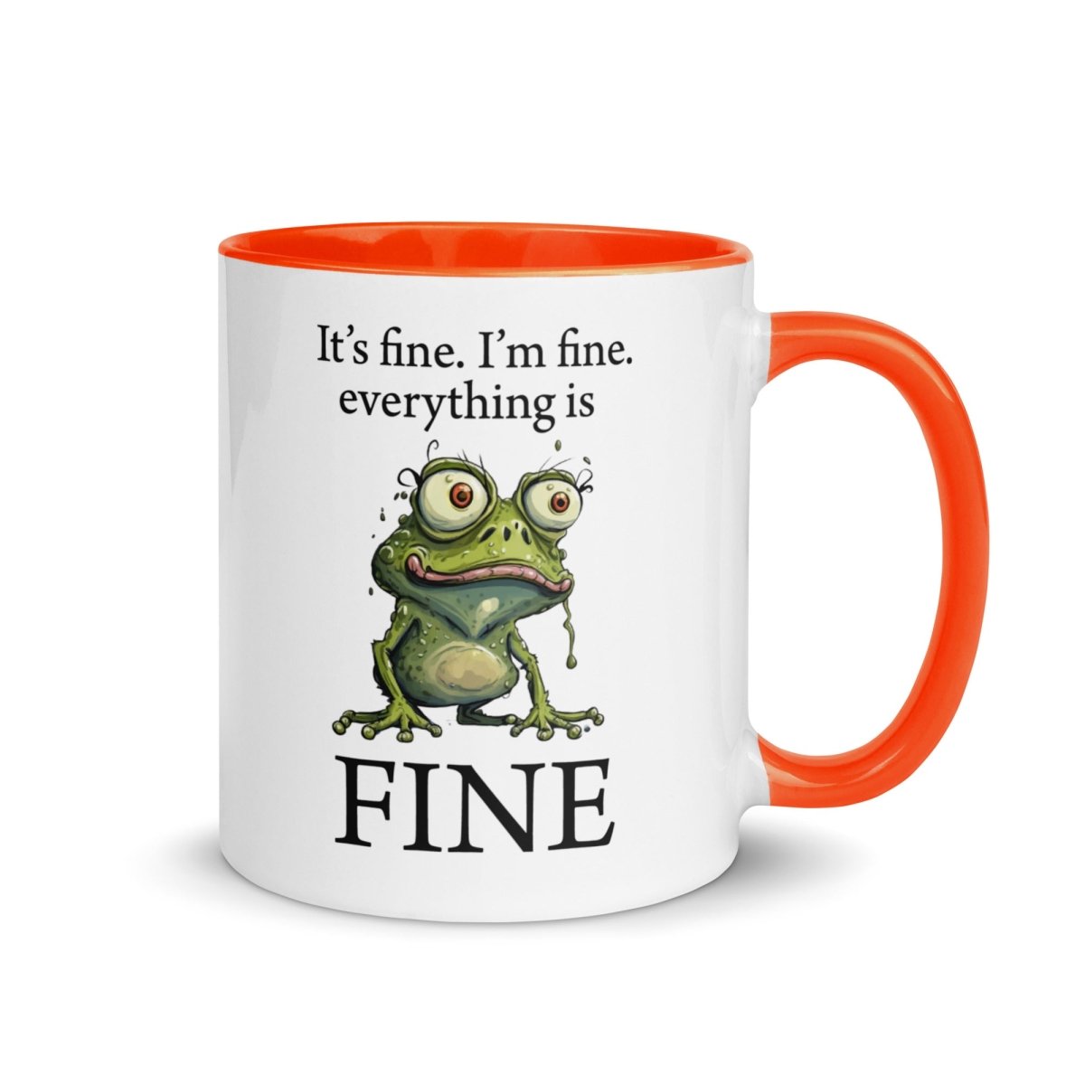 Humor I'm Fine Inner Color Mug - Max & Co Tees