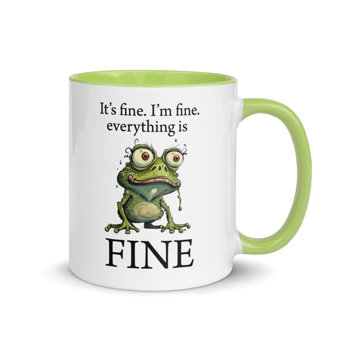 Humor I'm Fine Inner Color Mug - Max & Co Tees