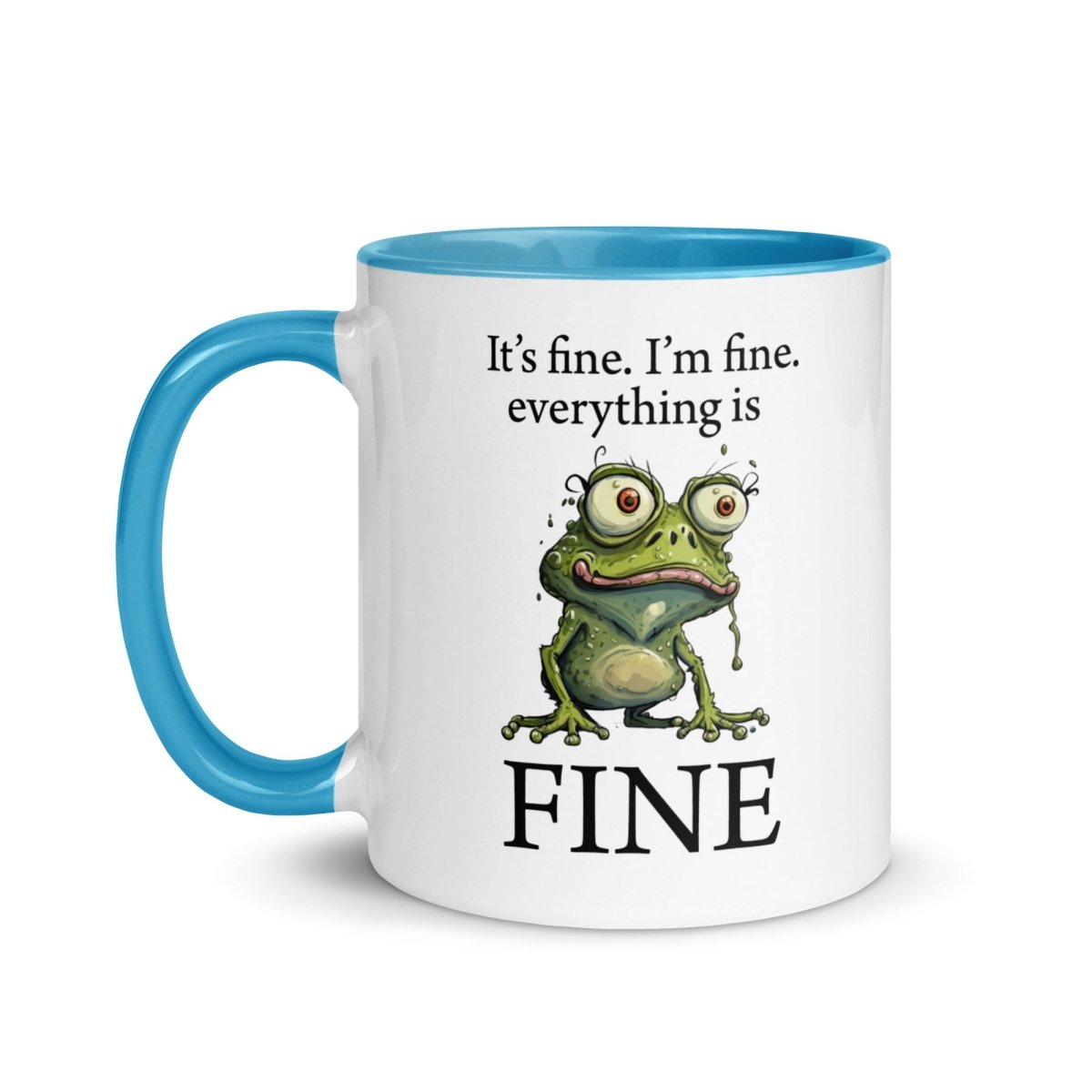 Humor I'm Fine Inner Color Mug - Max & Co Tees