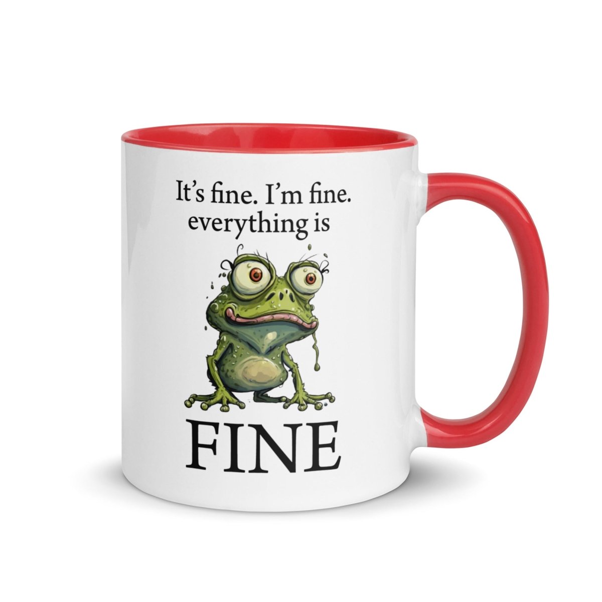 Humor I'm Fine Inner Color Mug - Max & Co Tees