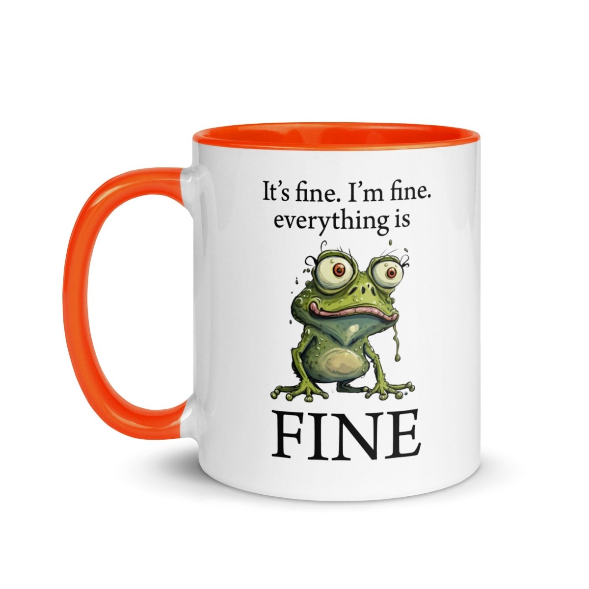 Humor I'm Fine Inner Color Mug - Max & Co Tees