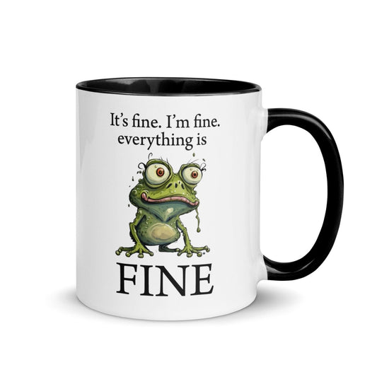 Humor I'm Fine Inner Color Mug - Max & Co Tees
