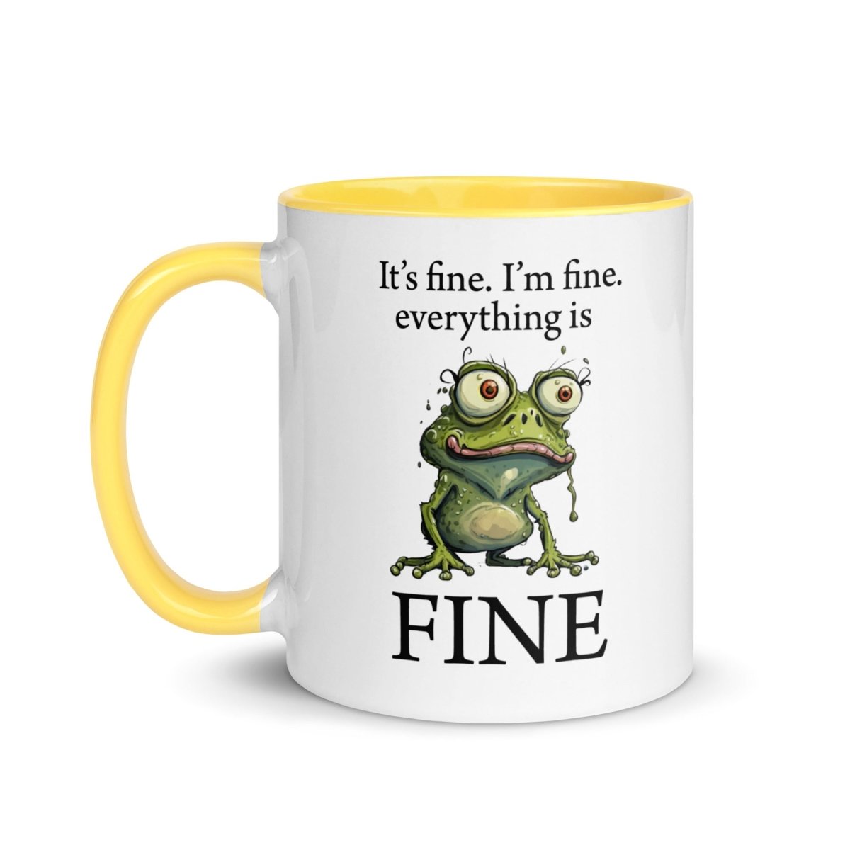 Humor I'm Fine Inner Color Mug - Max & Co Tees