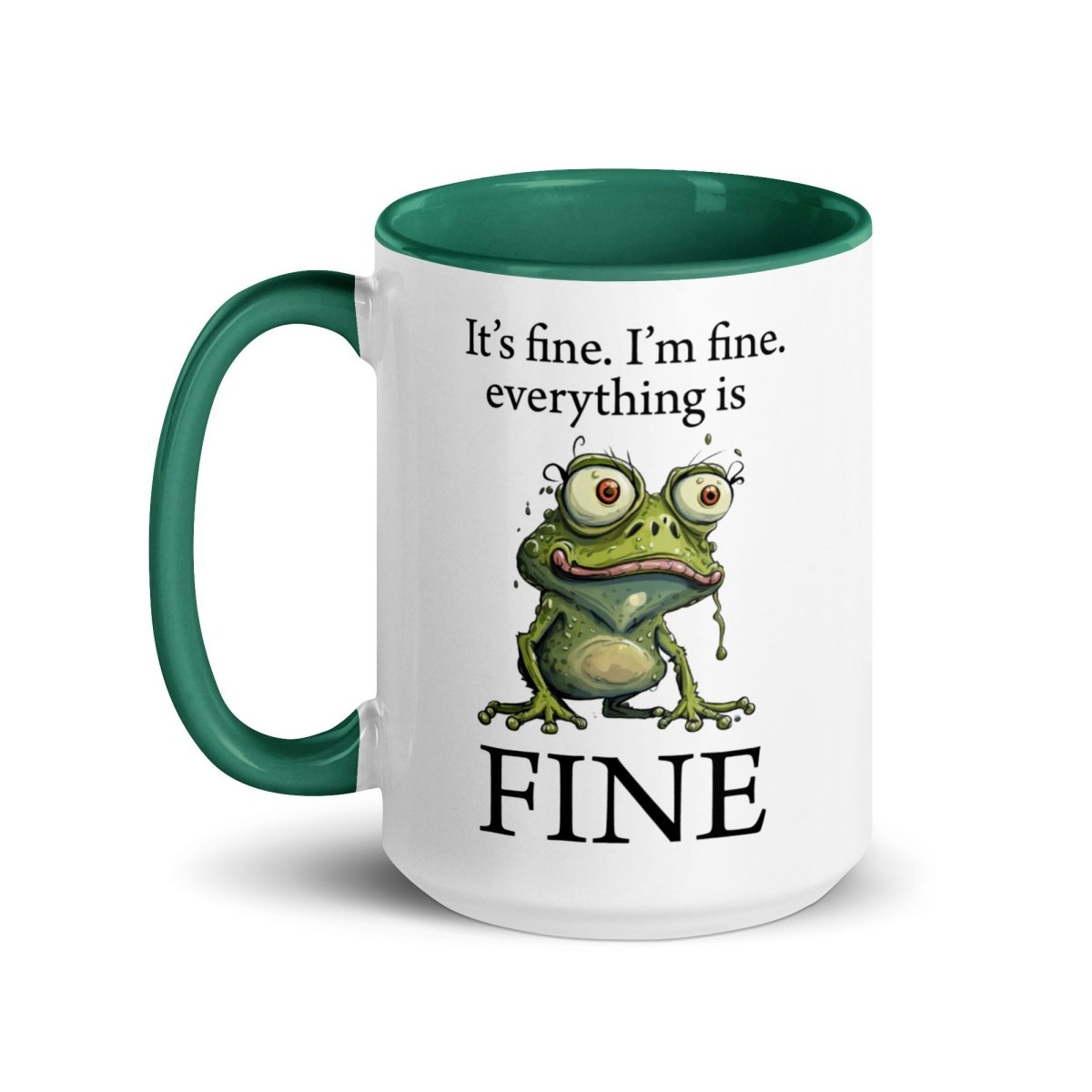 Humor I'm Fine Inner Color Mug - Max & Co Tees