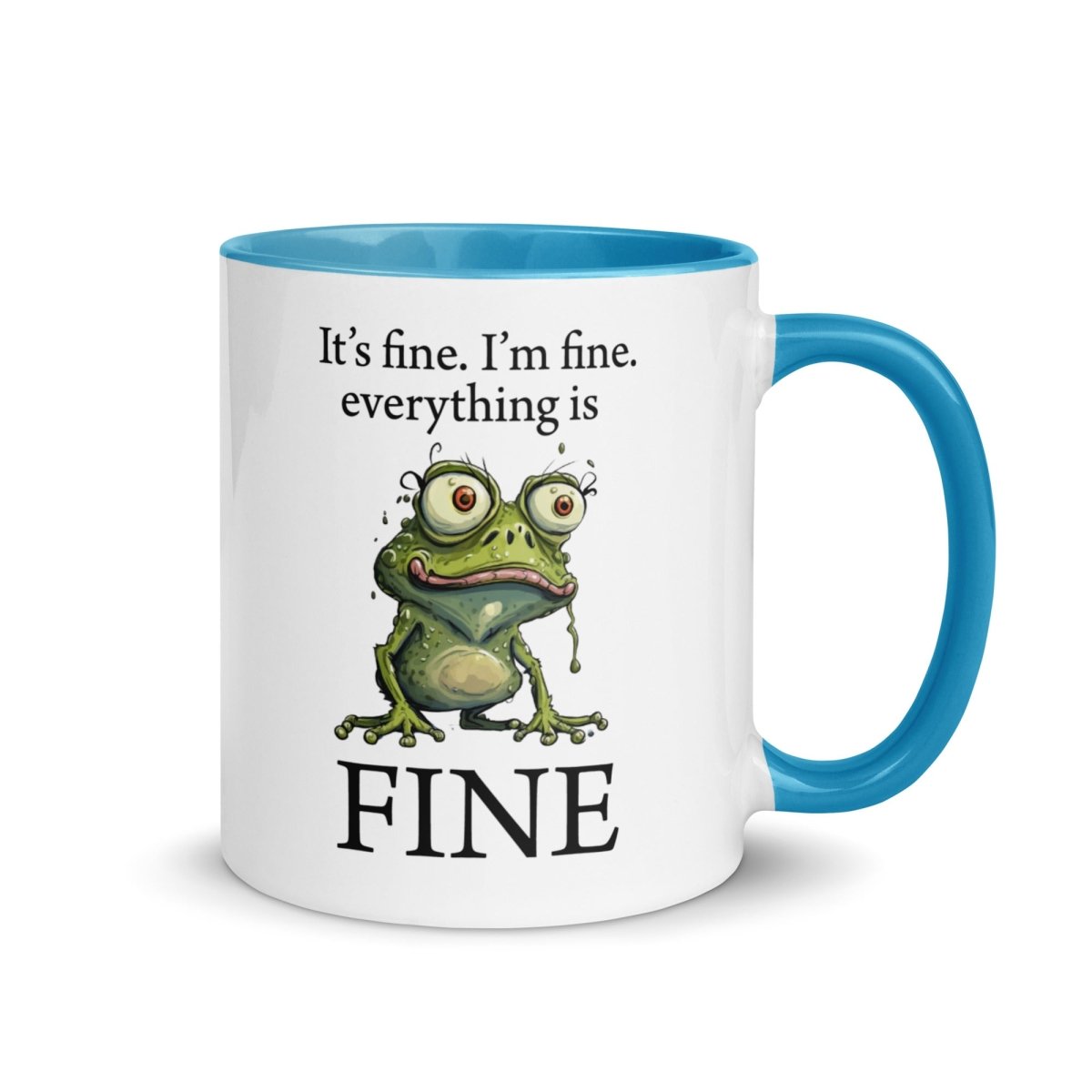 Humor I'm Fine Inner Color Mug - Max & Co Tees