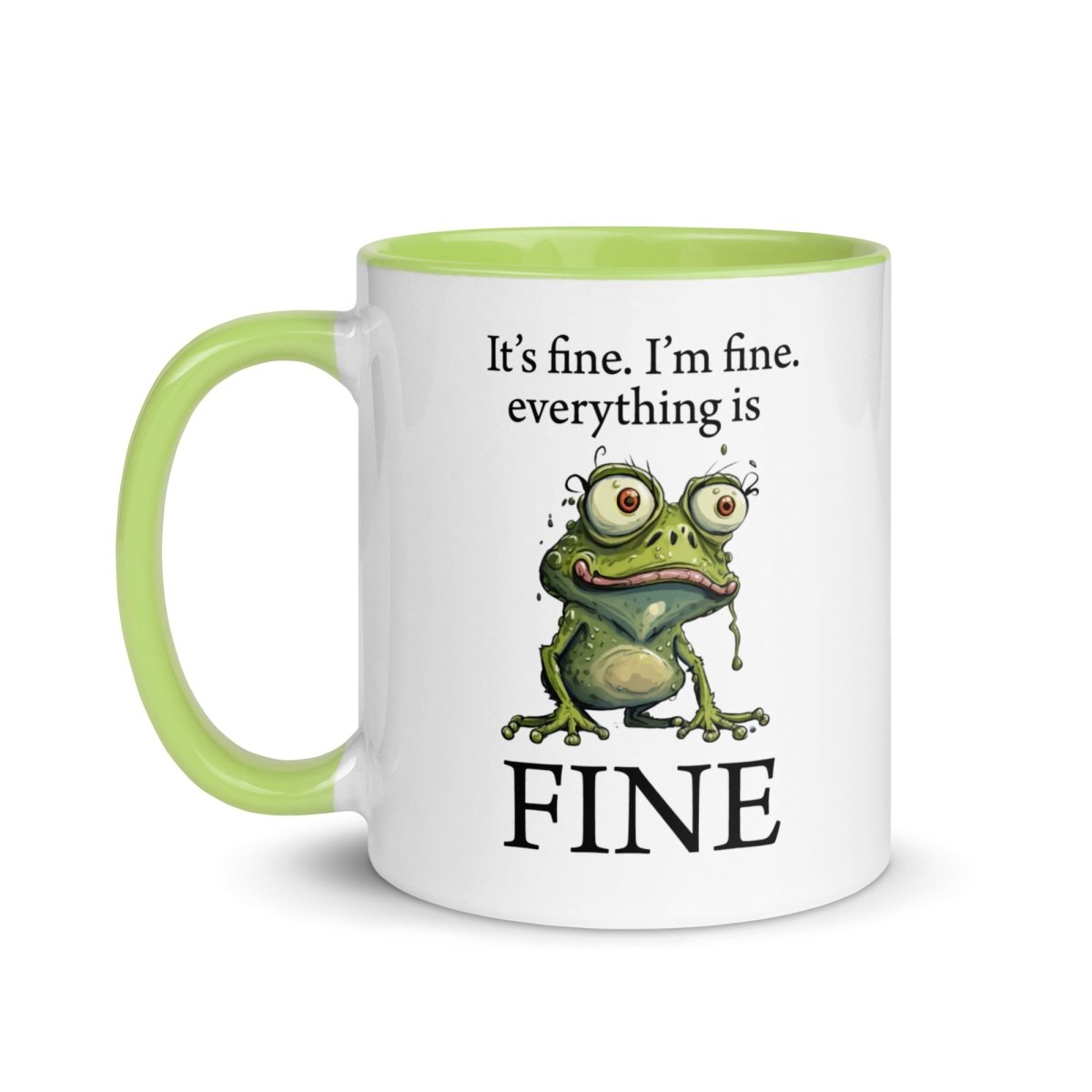 Humor I'm Fine Inner Color Mug - Max & Co Tees
