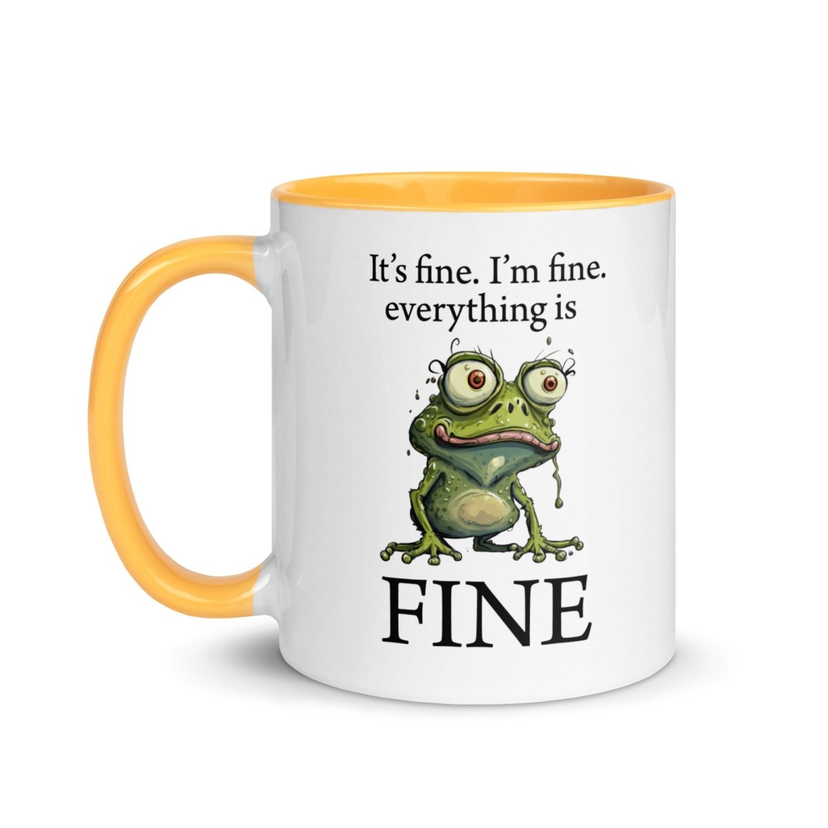 Humor I'm Fine Inner Color Mug - Max & Co Tees
