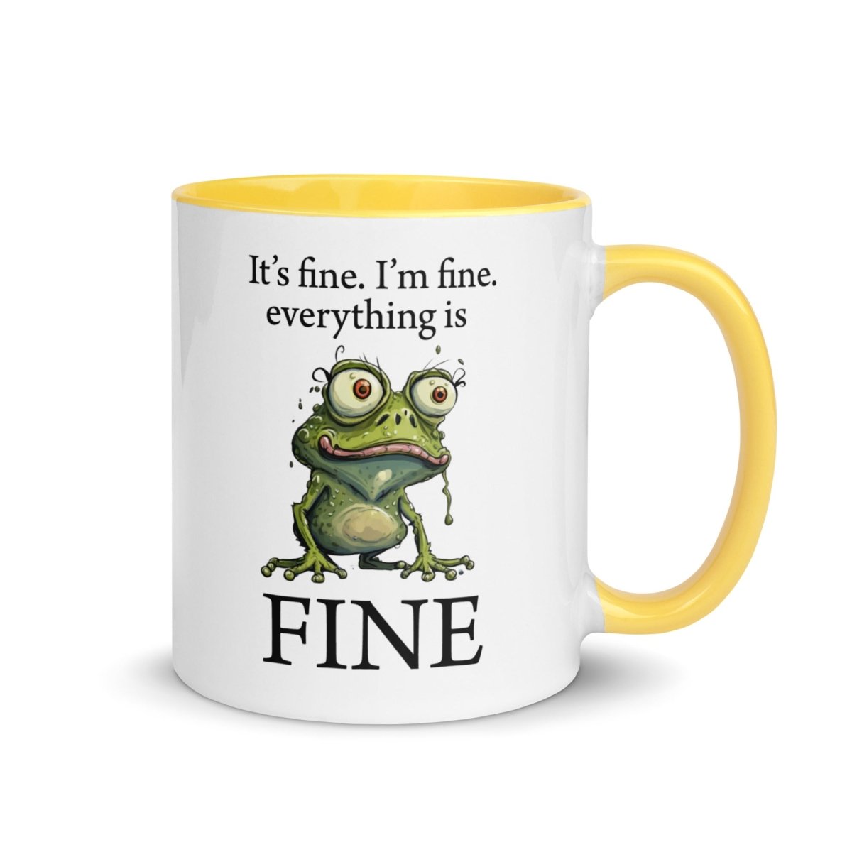 Humor I'm Fine Inner Color Mug - Max & Co Tees