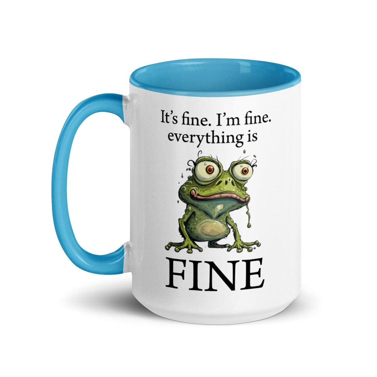 Humor I'm Fine Inner Color Mug - Max & Co Tees