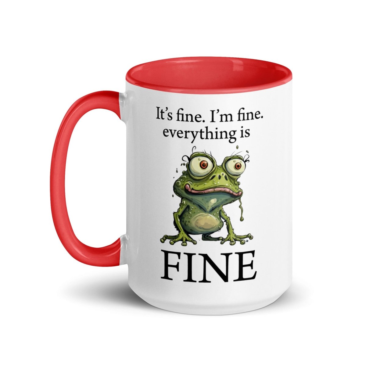 Humor I'm Fine Inner Color Mug - Max & Co Tees