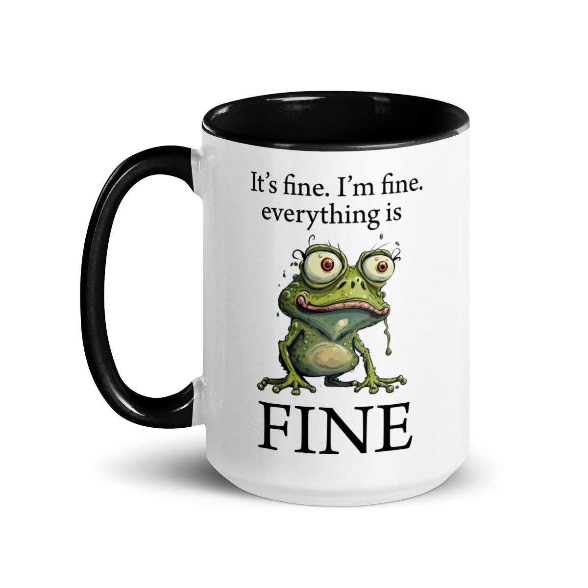 Humor I'm Fine Inner Color Mug - Max & Co Tees