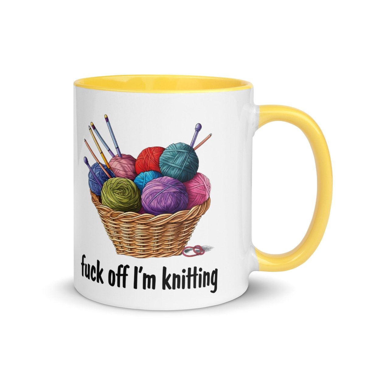 Humor Knitting Inner Color Mug - Max & Co Tees