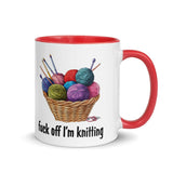 Humor Knitting Inner Color Mug - Max & Co Tees