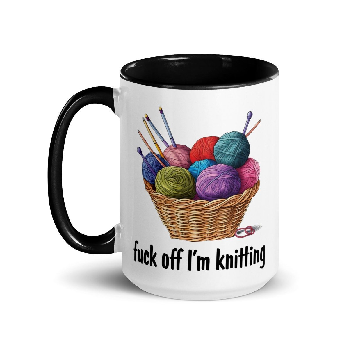 Humor Knitting Inner Color Mug - Max & Co Tees