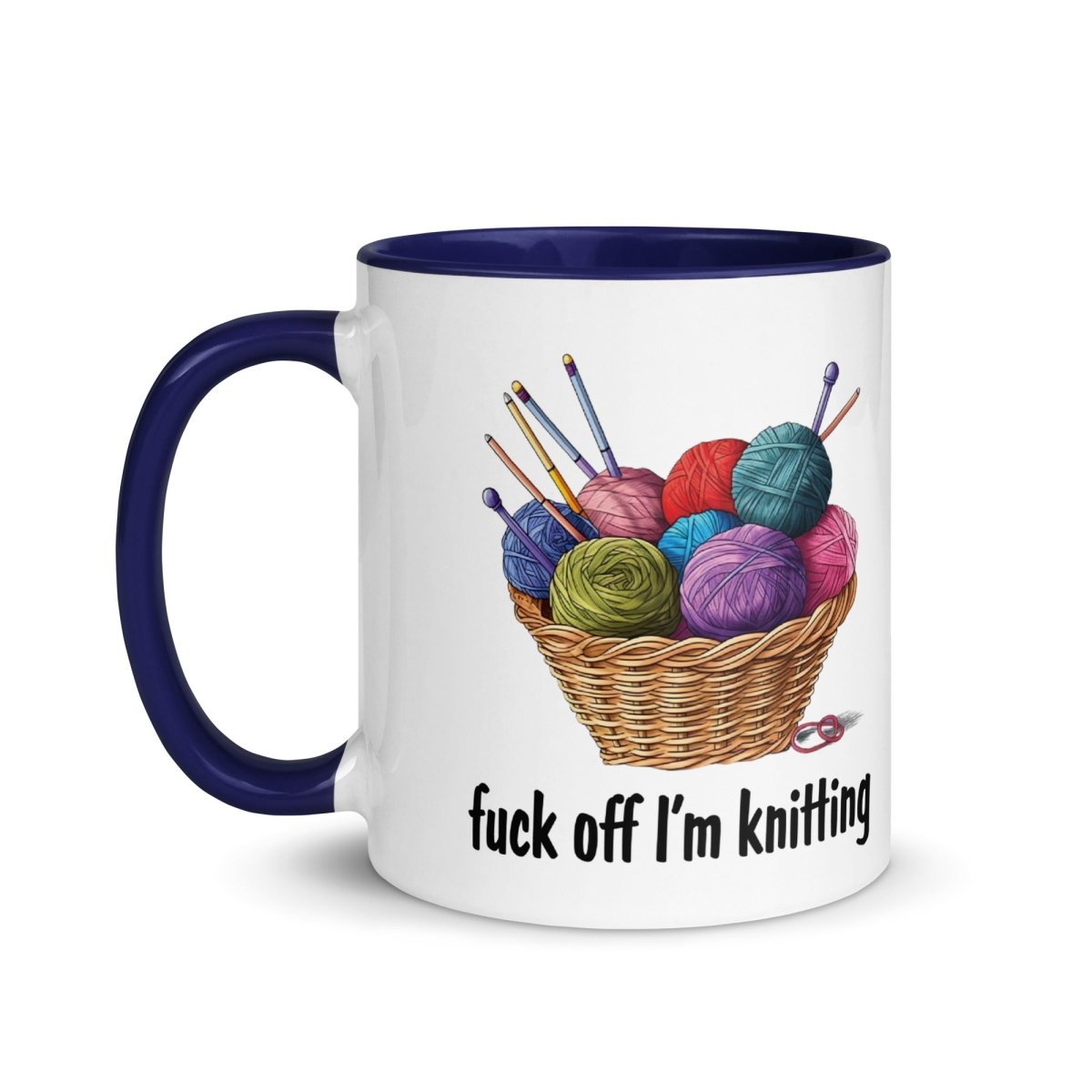 Humor Knitting Inner Color Mug - Max & Co Tees