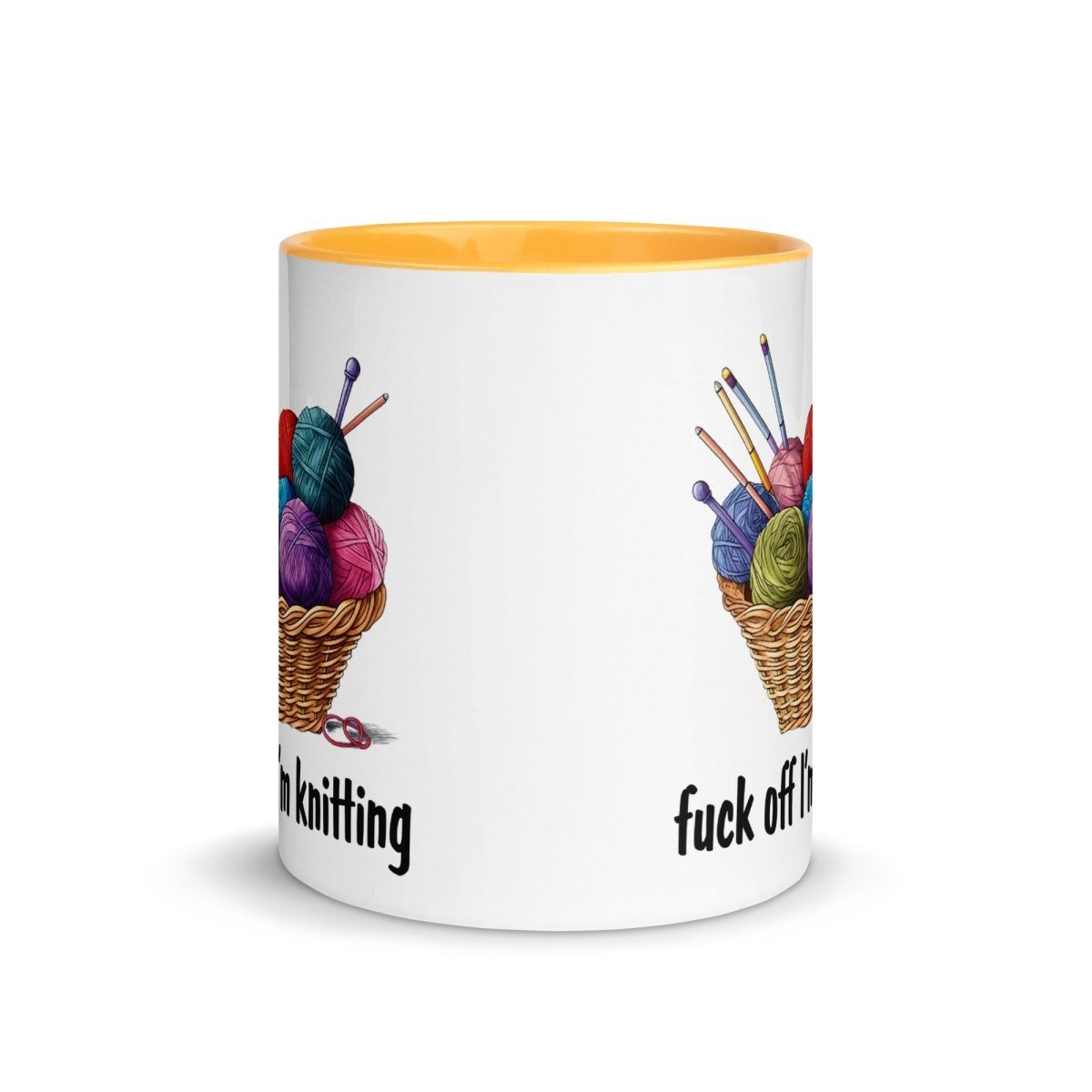 Humor Knitting Inner Color Mug - Max & Co Tees