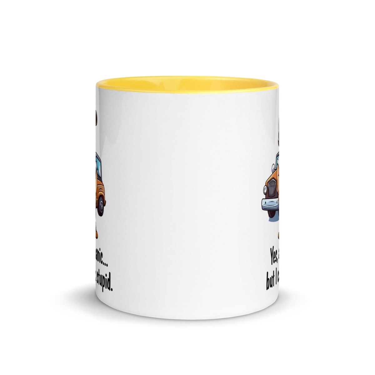 Humor Mechanic Stupid Inner Color Mug - Max & Co Tees