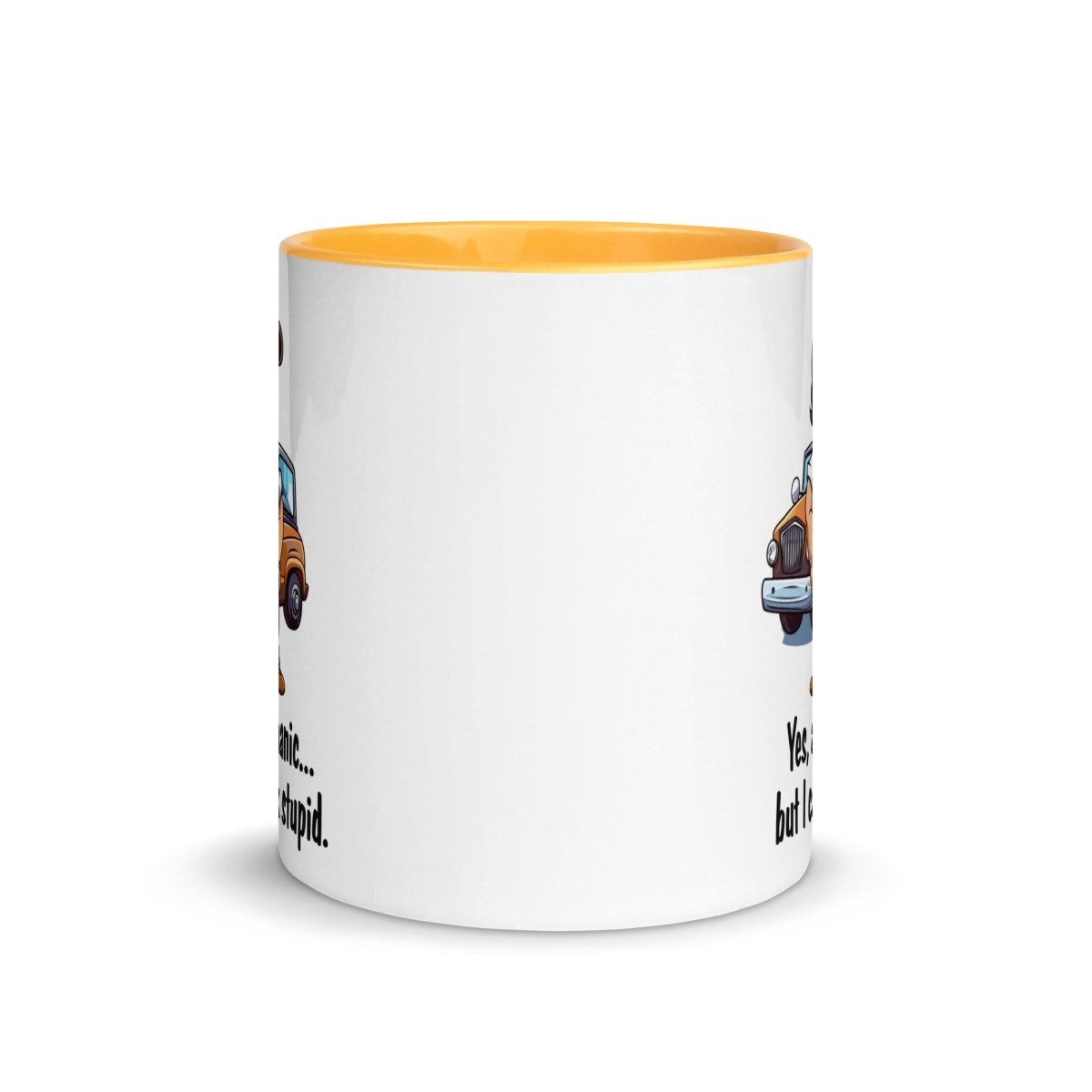 Humor Mechanic Stupid Inner Color Mug - Max & Co Tees