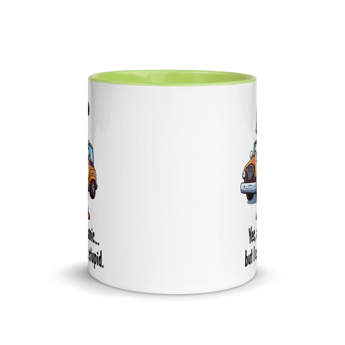 Humor Mechanic Stupid Inner Color Mug - Max & Co Tees
