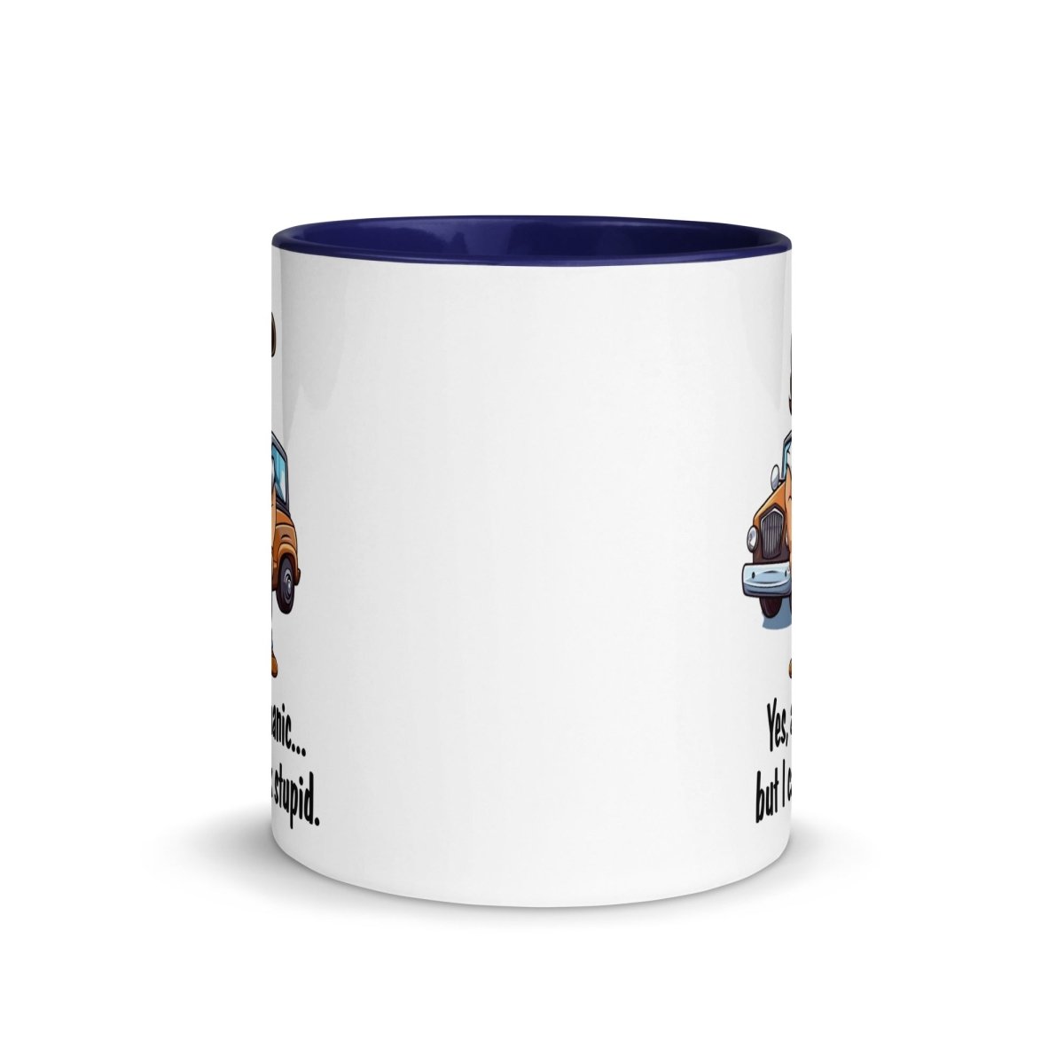 Humor Mechanic Stupid Inner Color Mug - Max & Co Tees