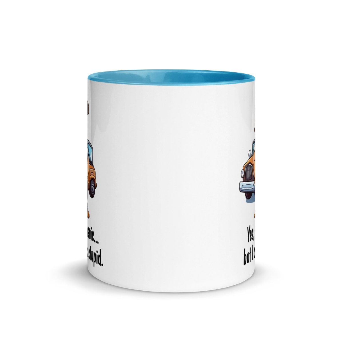 Humor Mechanic Stupid Inner Color Mug - Max & Co Tees