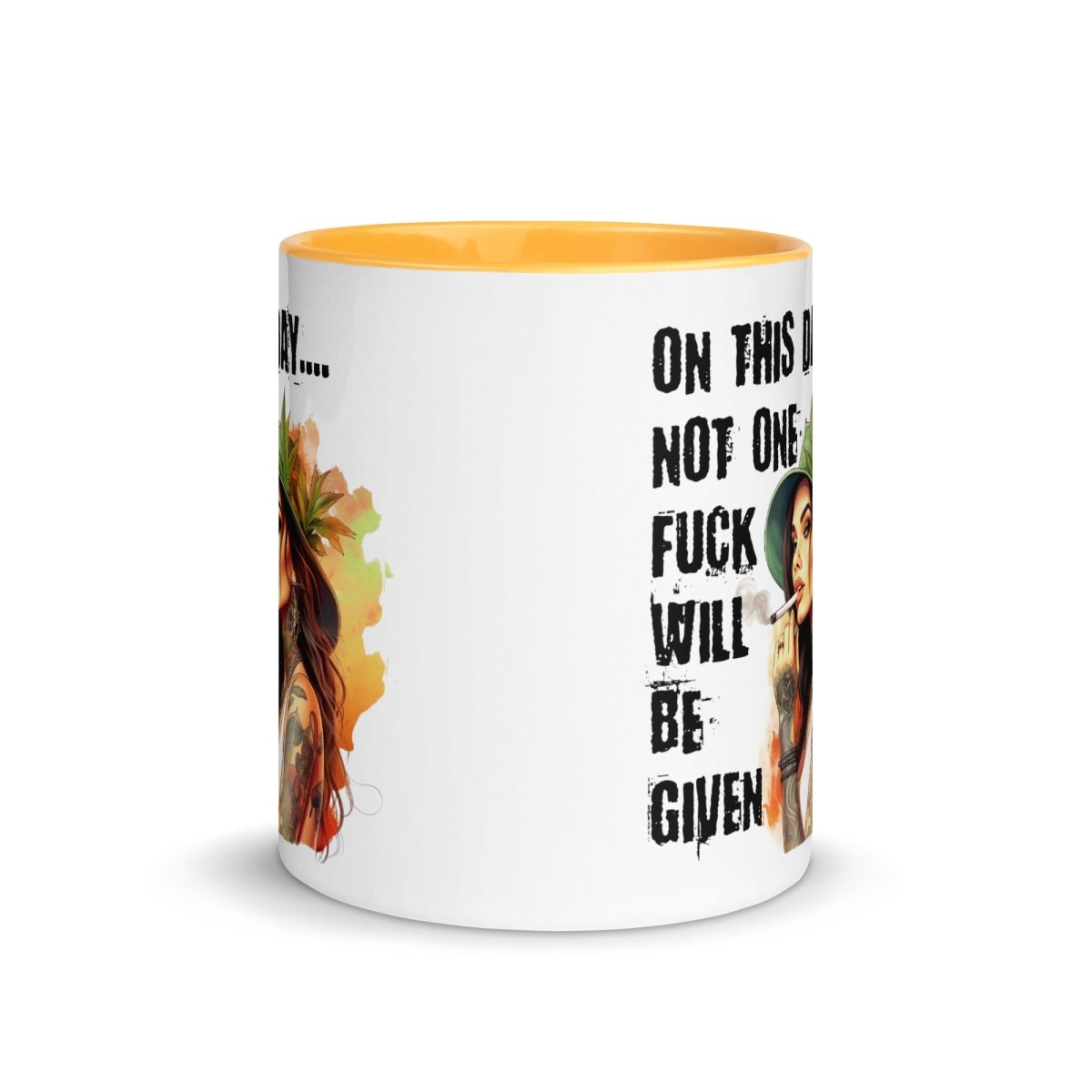 Humor Not One F Given Inner Color Mug - Max & Co Tees